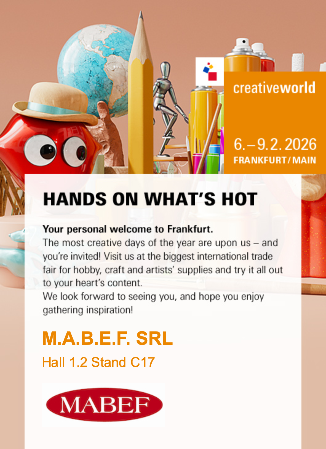 CREATIVEWORLD 6-9 FEBBRAIO 2026   FRANCOFORTE