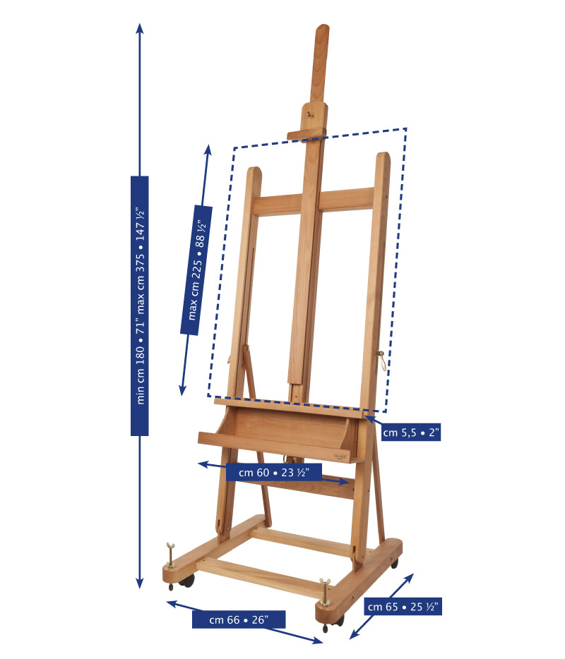 MABEF Easel 65 x 66 x 180 cm 