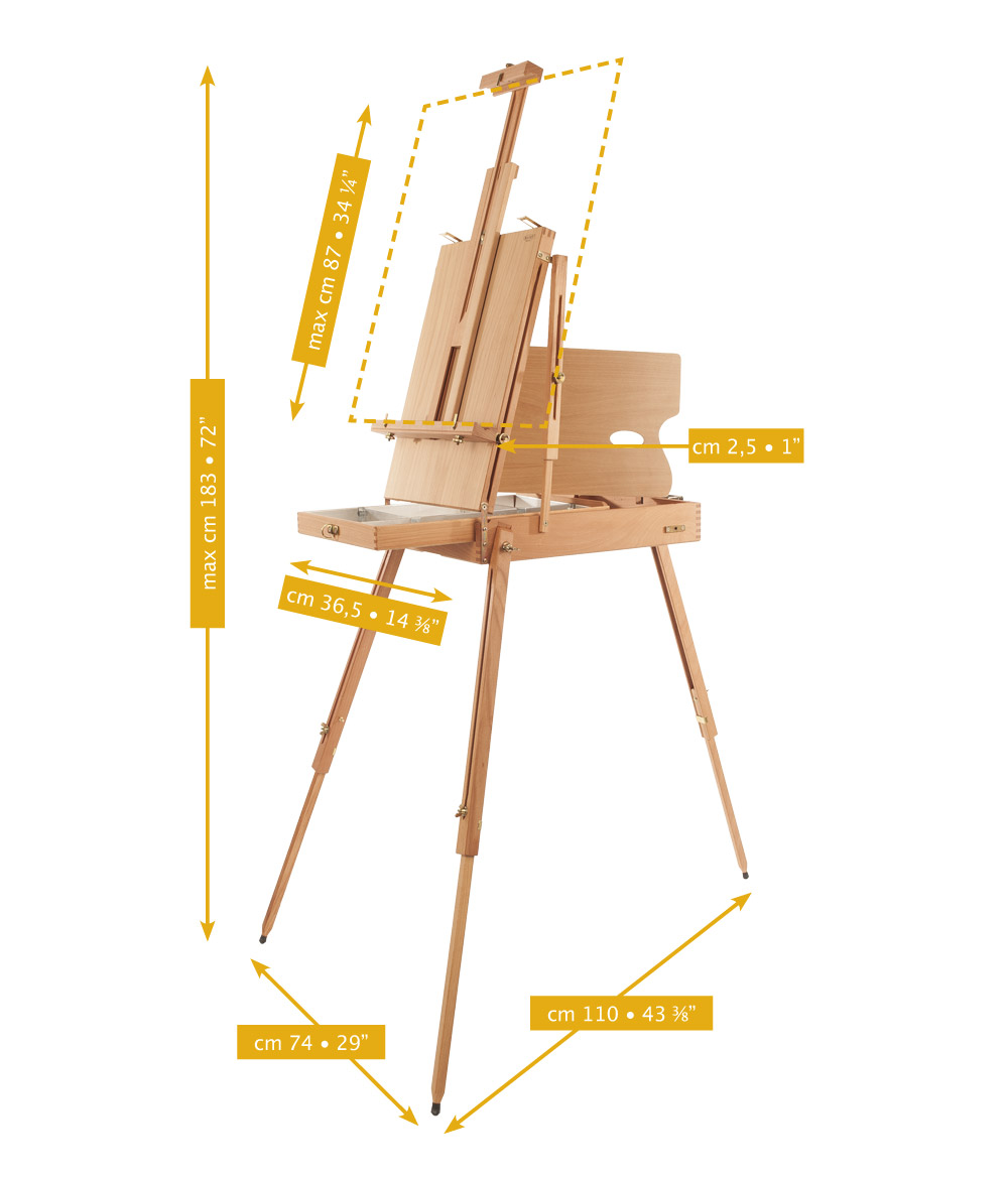 Table Easel Large Mabef M/14